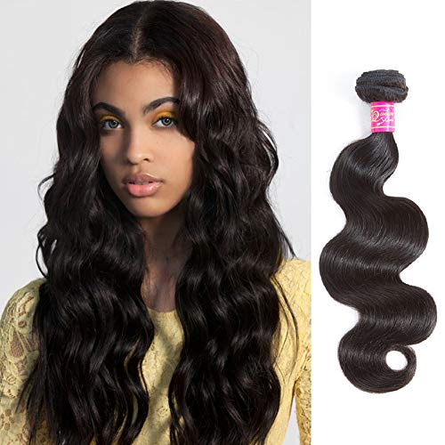Queen Love Hair Brazilian Virgin Hair Body Wave 1 Bundles 100g Grade 8A Unprocessed Virgin Human Hair Weave Weft Natural Color 14inch