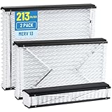 2 Pack 213 Replacement Air Filter, 20x25x4 Inches, MERV 13 Furnace Compatible with Aprilaire 1210, 1620, 2210, 2216, 3210, 4200, NOTE: Not Fit for 1213 Upgrade Kit,Model 2120, 2200