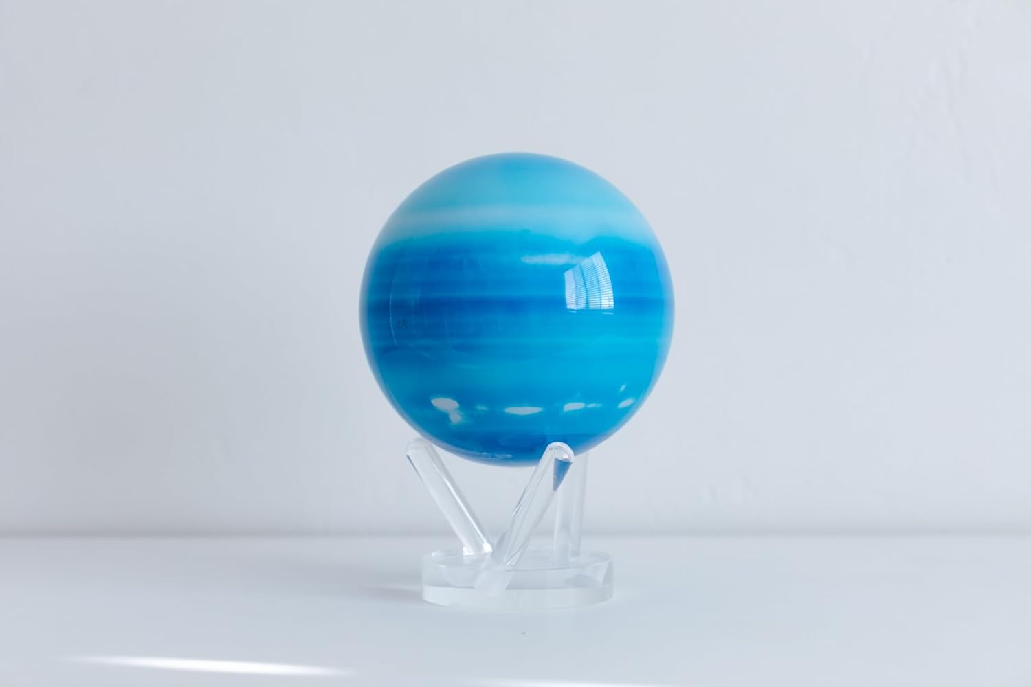 MOVA Globe - Uranus Classic (4.5") | Solar-Powered Rotating Planet Model | NASA-Inspired Decor