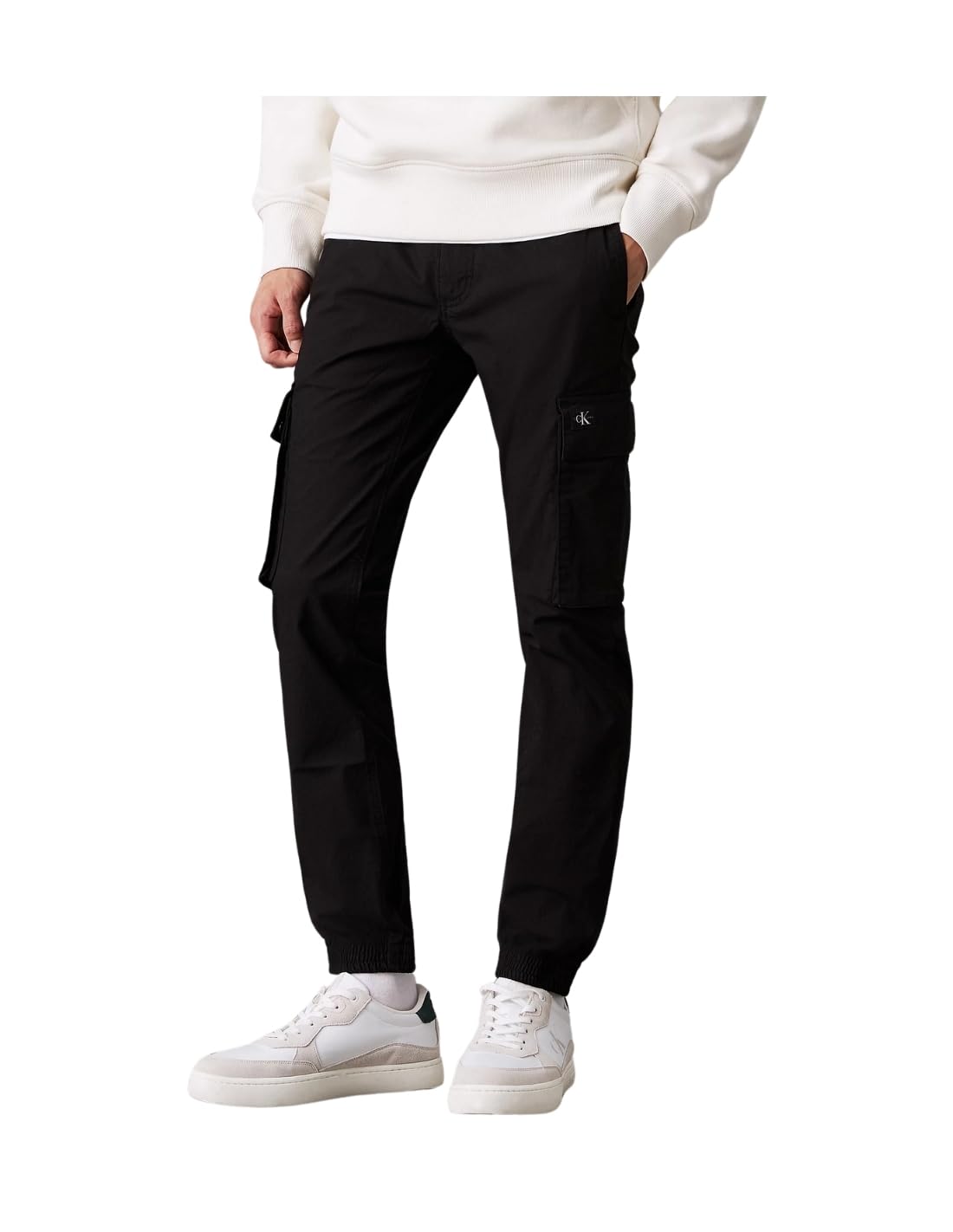 Calvin Klein Uomo Pantaloni Cargo Skinny Fit con Tasche