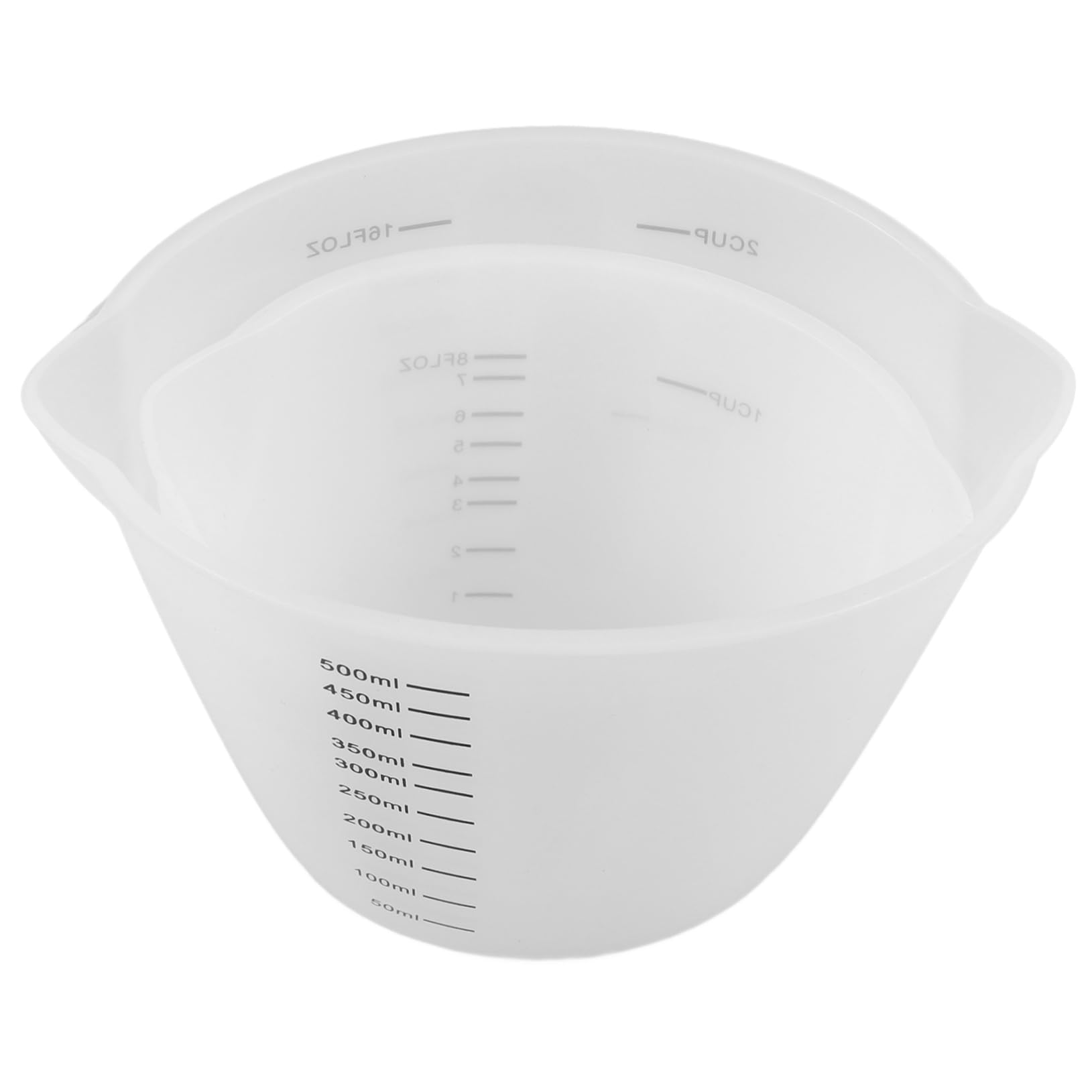 Ciieeo 8 Piezas Taza Medidora Taza De Silicona Vasos Mezcladores De Silicona Para Resina Vaso Medidor De Liquidos Tazas Medidoras Anidadas Taza Graduada Para El Hogar Gel De Sílice