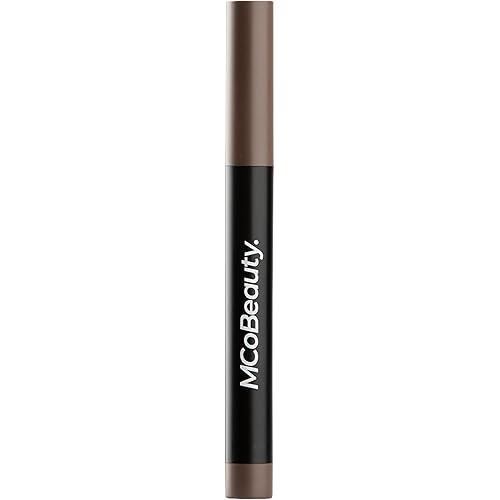 MCoBeauty Eyeshadow Stick, Matte, Chocolate, Highly Pigmented, Built-in Sharpener, Vegan, Cruelty Free Cosmetics