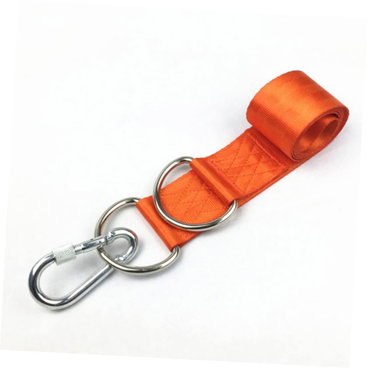 Sosoport Outdoor Swing Strap 1set Carabiner Tree Hanging Straps Tree Swing Strap Hammock Straps for Tree Hammock Tree Straps Polyester Hammock Straps Hardware Outdoor