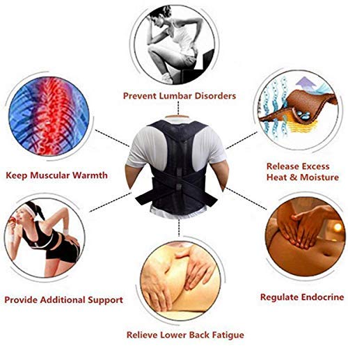 GRAZIA Upper Clavicle Support Belt Back Posture Corrector Back Slouching Corrective Posture Correction Spine Braces Supports 2