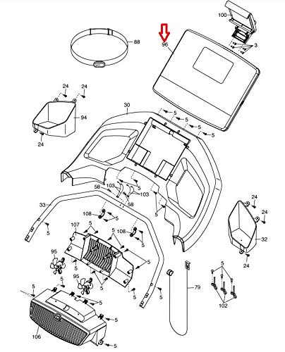 Image of Display Console Assembly 401423 Works with Pro-Form PRO 9000 - PFTL171163 Treadmill