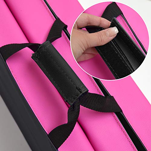 Eyepower XL gymnastiekmat 180 x 60 x 5 cm turnmat sportmat zachte vloermat roze - Image 8