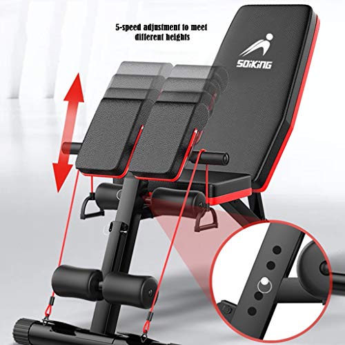 Weight Bench, Adjustable Strength Training Bench for Full Body Workout Incline Decline Exercise Workout Bench for Home Gym- 2021 Version