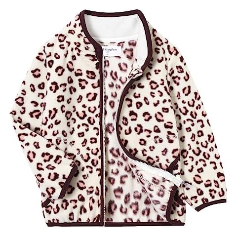 Mud Kingdom girls Jacket Fleece Stand Up Collar Outerwear Cover