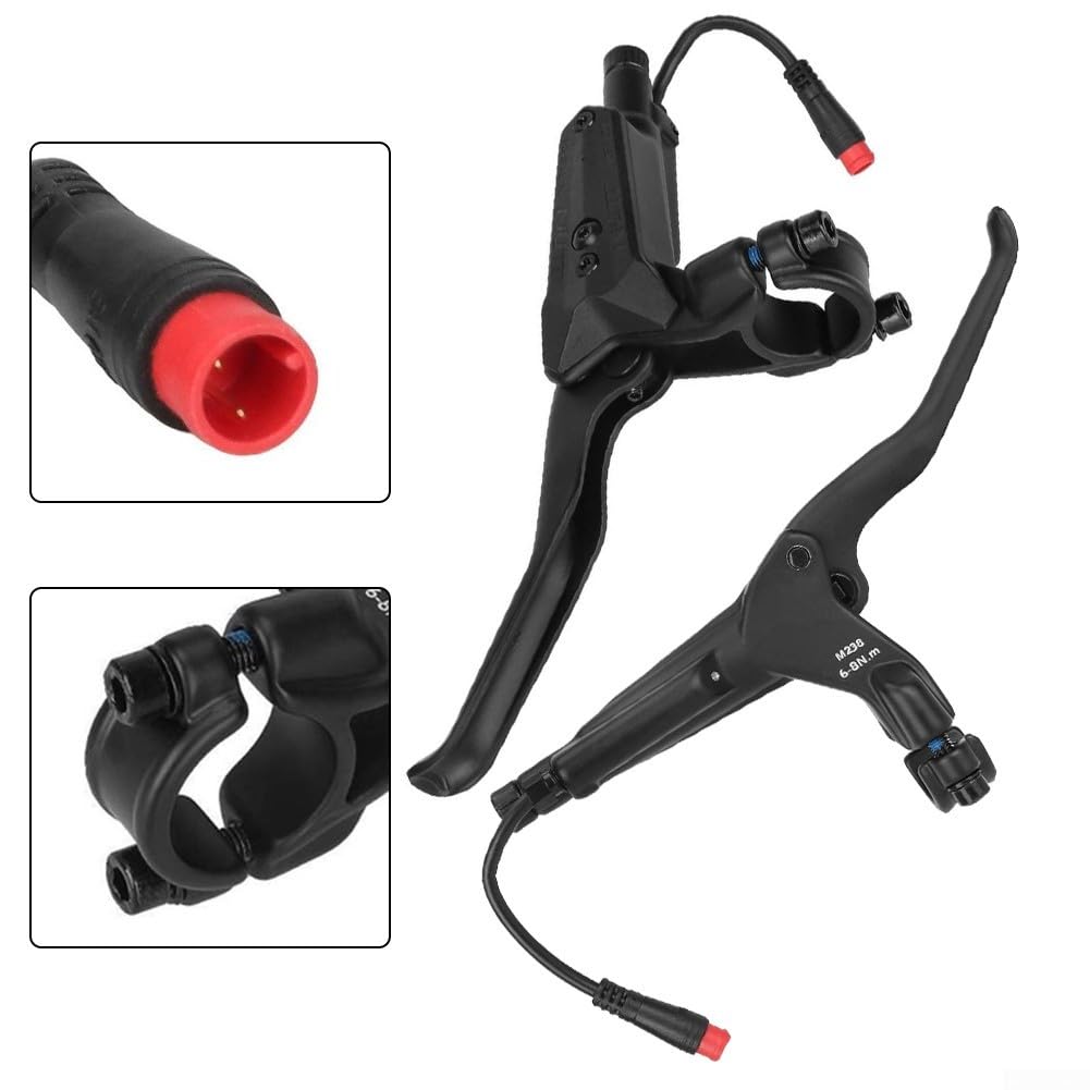 Palancas de freno negras para scooter eléctrico Kukirin G4 Max de 22 mm