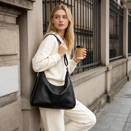 Bolso Hobo Tote para Mujer de Cuero Vegano Plegable miniatura 2