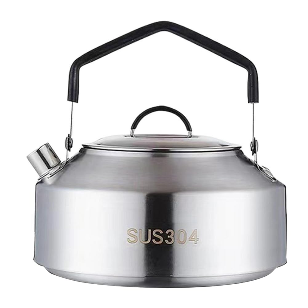 CTRLZS Camping Kettle Outdoor Coffee Pot Tableware Picnic Set Supplies Camping Teapot Travel Cooker 1000ml