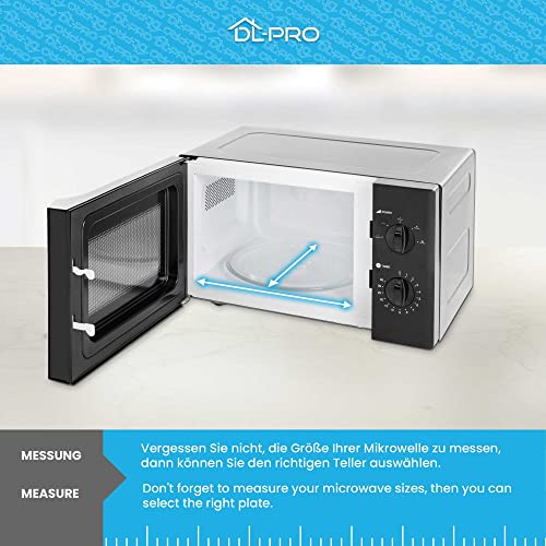 Plateau en verre de 28,8 cm pour micro-ondes universel DL-pro
