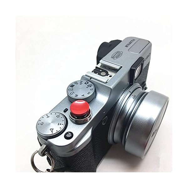 LXH 2 STÜCKE Roter konkaver weicher Auslöser für Kamera mit Auslöser für Fujifilm XT20/10 X100F X-T2 X100T X-PRO1/2… – Bild 6