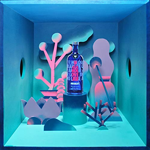 Vodka Absolut Drop 1L - Cores Sortidas