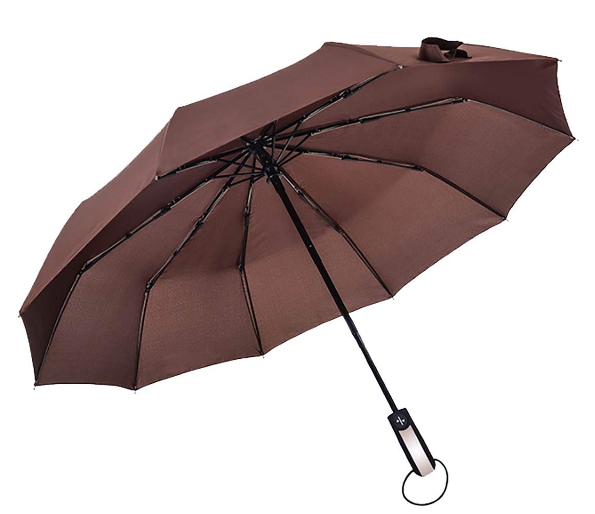 Marolaya-Automatic Umbrella 10 Bone Folding Umbrella Automatic Umbrella Dual-Use Double Increase