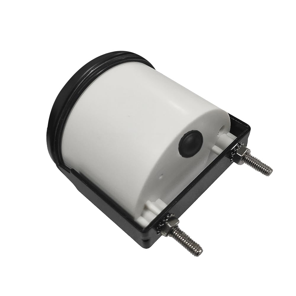 ELING Tacómetro de 52 mm medidor de calibre de 4000 RPM con retroiluminación roja con contador de horas para buques tractores