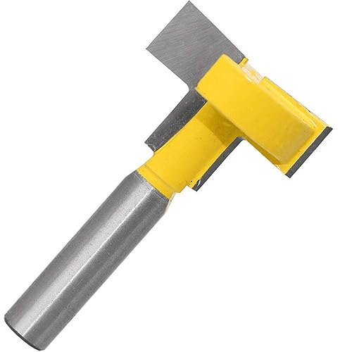 Muye Cortador de fresado con ranura en T de 14 pulgadas para madera