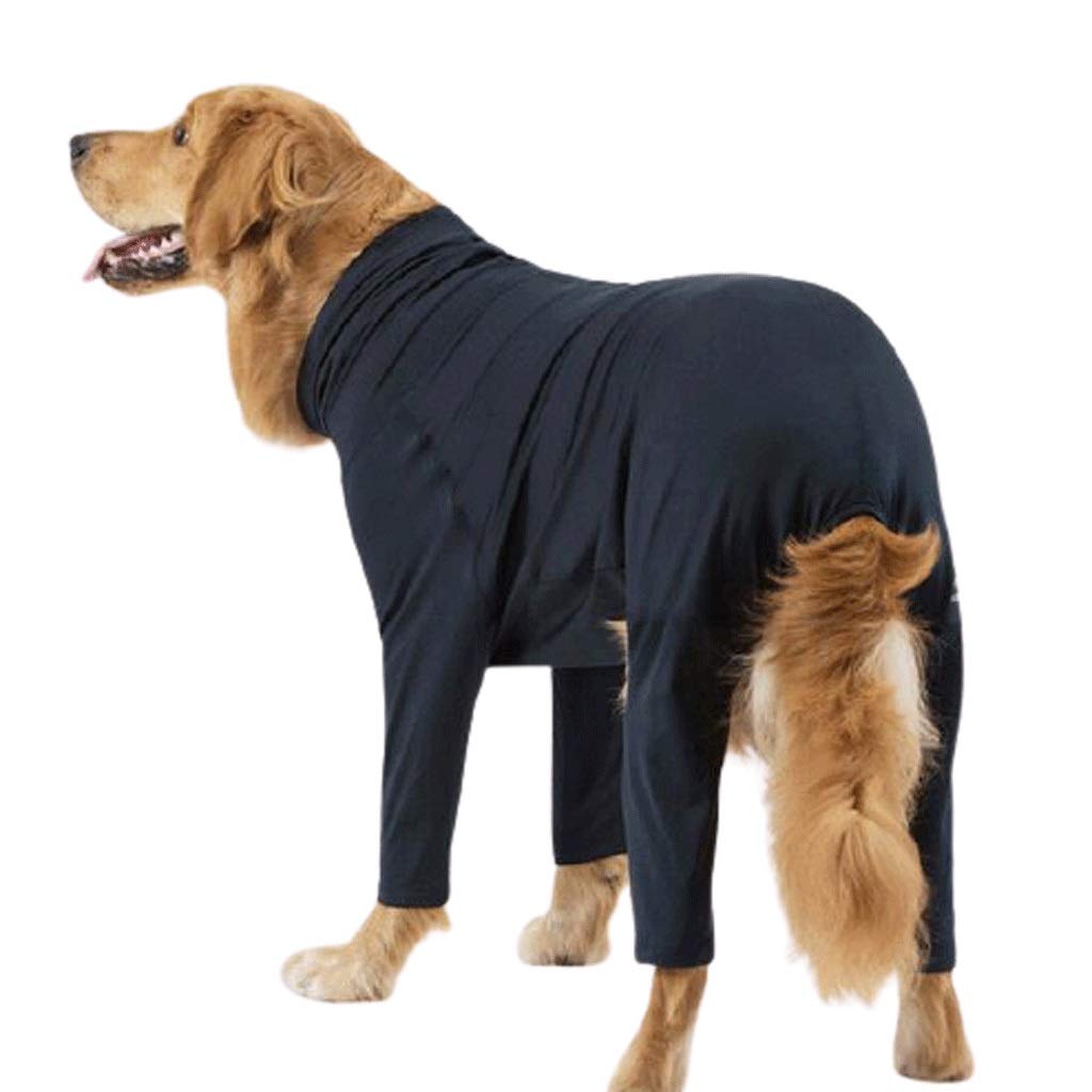 ペット服 暖かい犬のセーターの冬の洋服ネイビー青いペット犬のニット