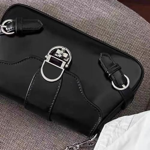 Patent Leather Y2K Purse for Women Shoulder Bag Goth Trendy Small Crossbody Purse4