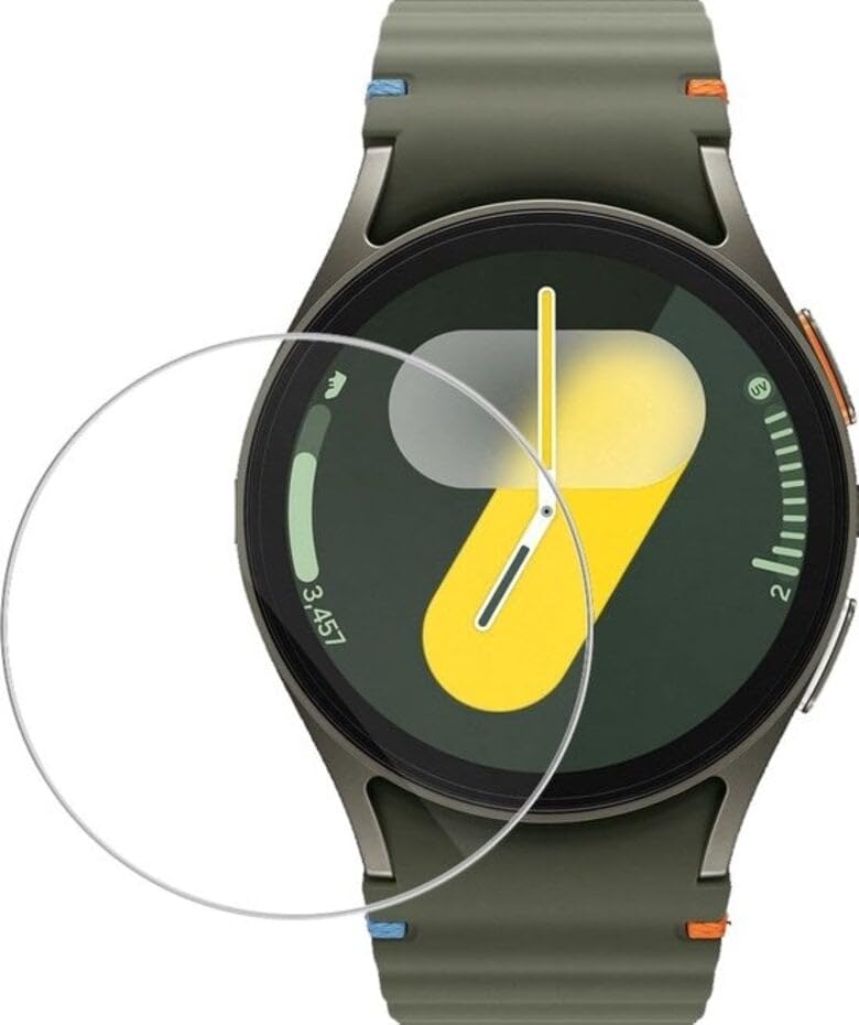 CASENED [2 Pack Tempered Glass Screen Protector Galaxy Watch 7/6/5/4 44mm, HD Clear, Scratch Resistant, Easy Install – Not for Other Models