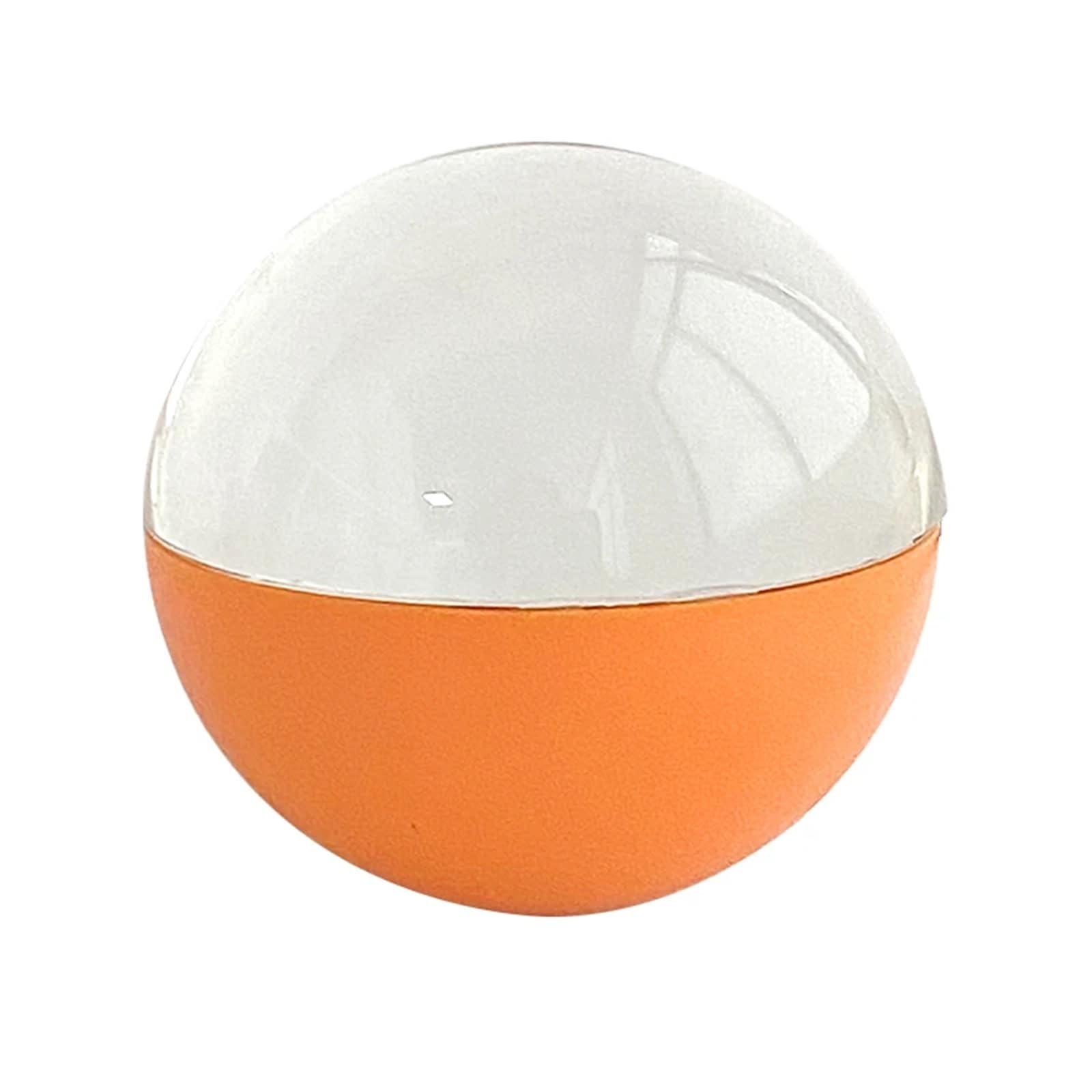 Crystal Ball Video Player, Crystal Ball Video Player Display Screen, Mobile WiFi Transmission Electronic Commemorative Gift ,Video Crystal Ball(Orange)
