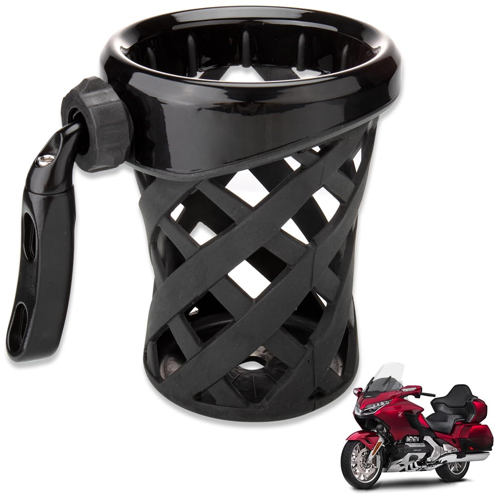 Goldwing GL1800 Motorcycle Handlebar Cup Holder Water Bottle Drink Holder Compatible with Honda Gold Wing GL 1800 Trike 2001-2021 F6B 2013-2021,for