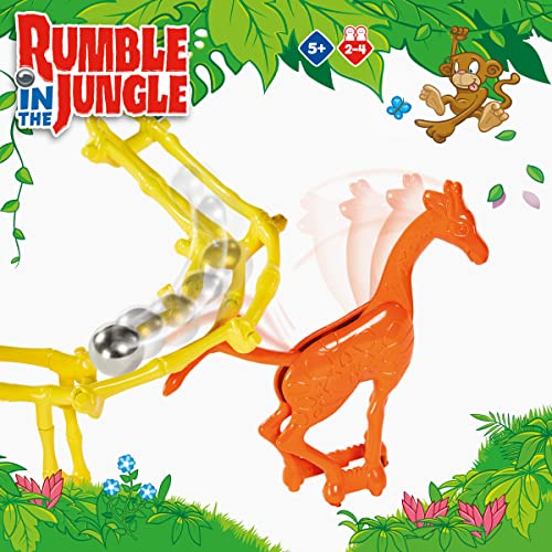 TOMY Rumble in The Jungle Juego de Mesa Familiar para Noche de Juegos - Diversión para Niños - Edades 5+, Multicolor miniatura 5