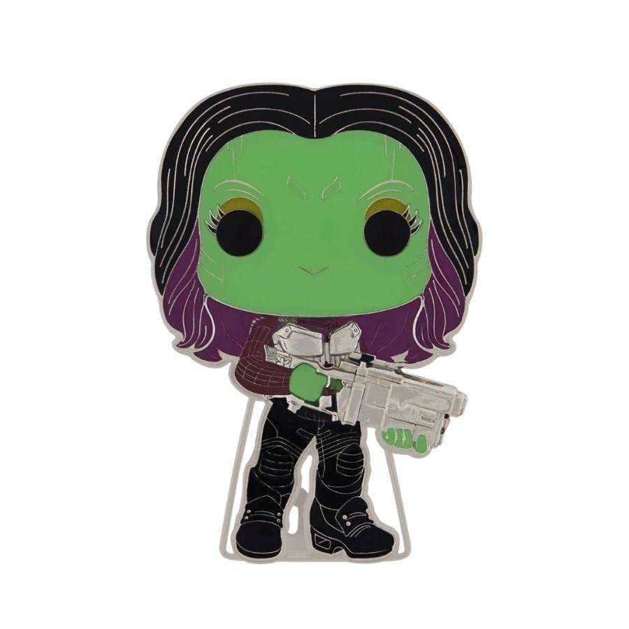 Loungefly POP! Large Enamel Pin MARVEL INFINITY SAGA: GAMORA CHASE GROUP, Gamora, Avengers Infinity War Enamel Pins - Image 3
