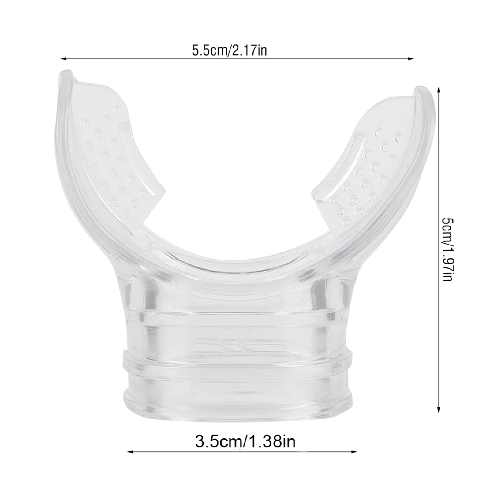 WGFOIP Snorkel Mouthpiece, Diving Mouthpiece Scuba Diving Mouth Piece Diving Equipment Accessory for Dive Shops - Image 4