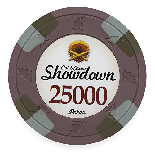 25 The Show Down Club & Casino 13.5Gm Clay Composite Poker Chips - Choose Chips! #TOP4