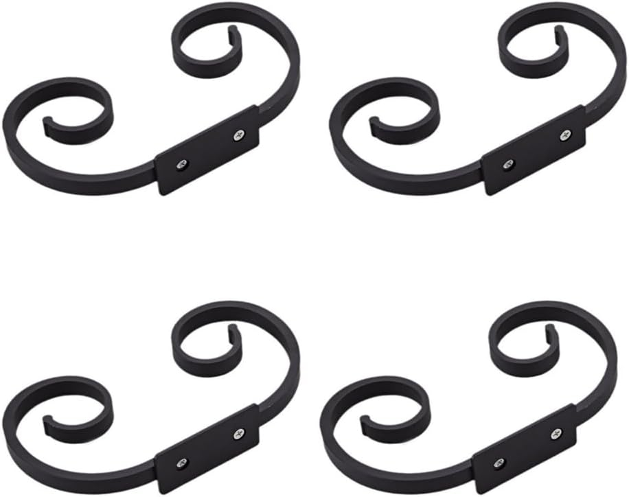 Set of 4 Multipurpose Metal Stemwares Rack Easy Install Under Shelf Wine Glass Storage Hangers Glassware Organizers