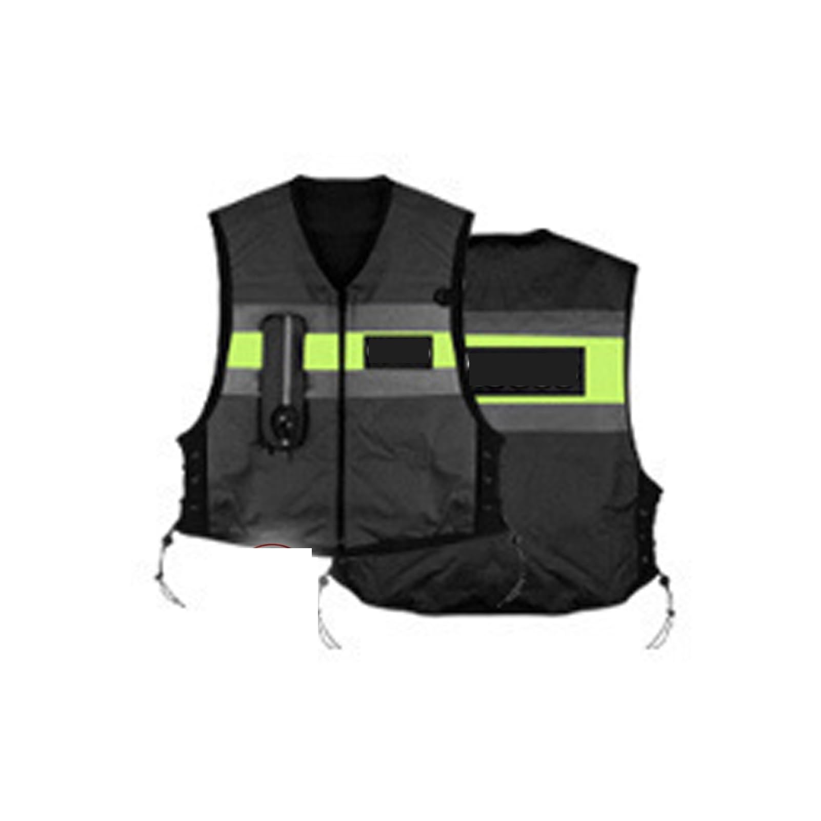 Gilet Airbag Moto Zippé Veste D'équitation Réutilisable, Déclenche L'airbag En 0,1 S