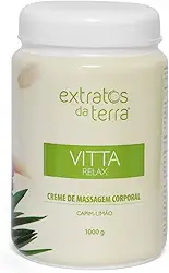 VITTA RELAX CAPIM LIMÃO CREME DE MASSAGEM CORPORAL EXTRATOS DA TERRA
