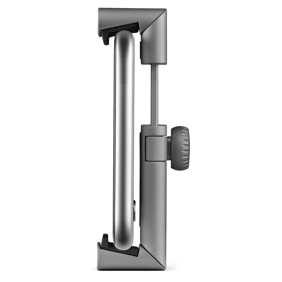 Manfrotto Twist Grip - Soporte universal para smartphone, Premium, gris/plateado mate