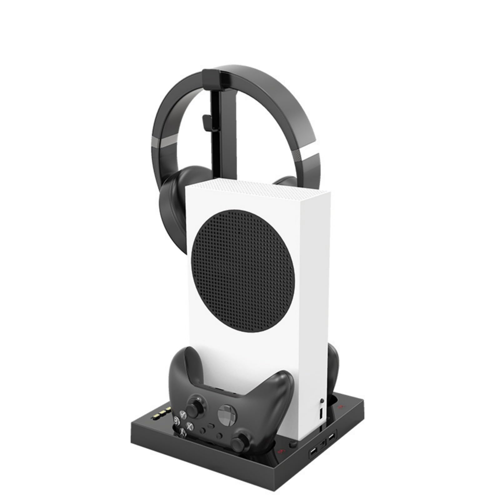 Gaming Dockingstation für XSS Host mit integriertem Doppel Controller Ladestation mit Kühlfunktion, Lüfter Dock