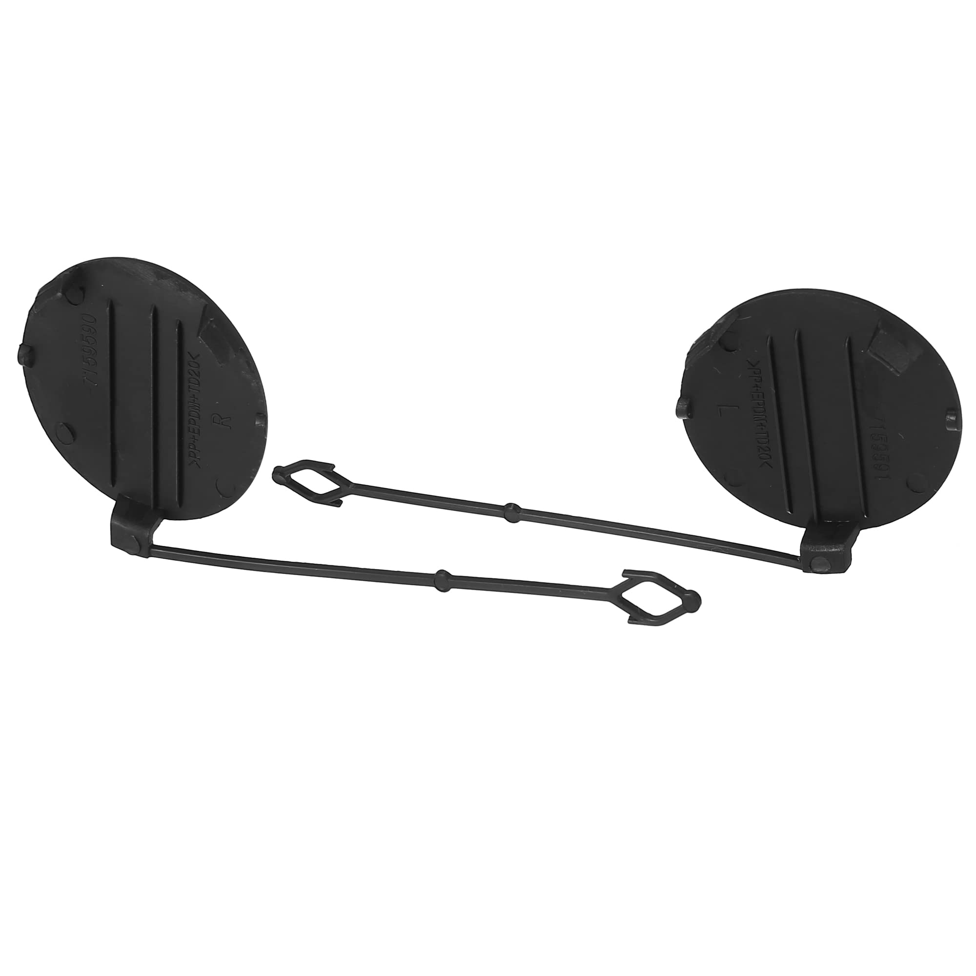 Amazon.com: X AUTOHAUX Pair Front Left Right Bumper Tow Hook 