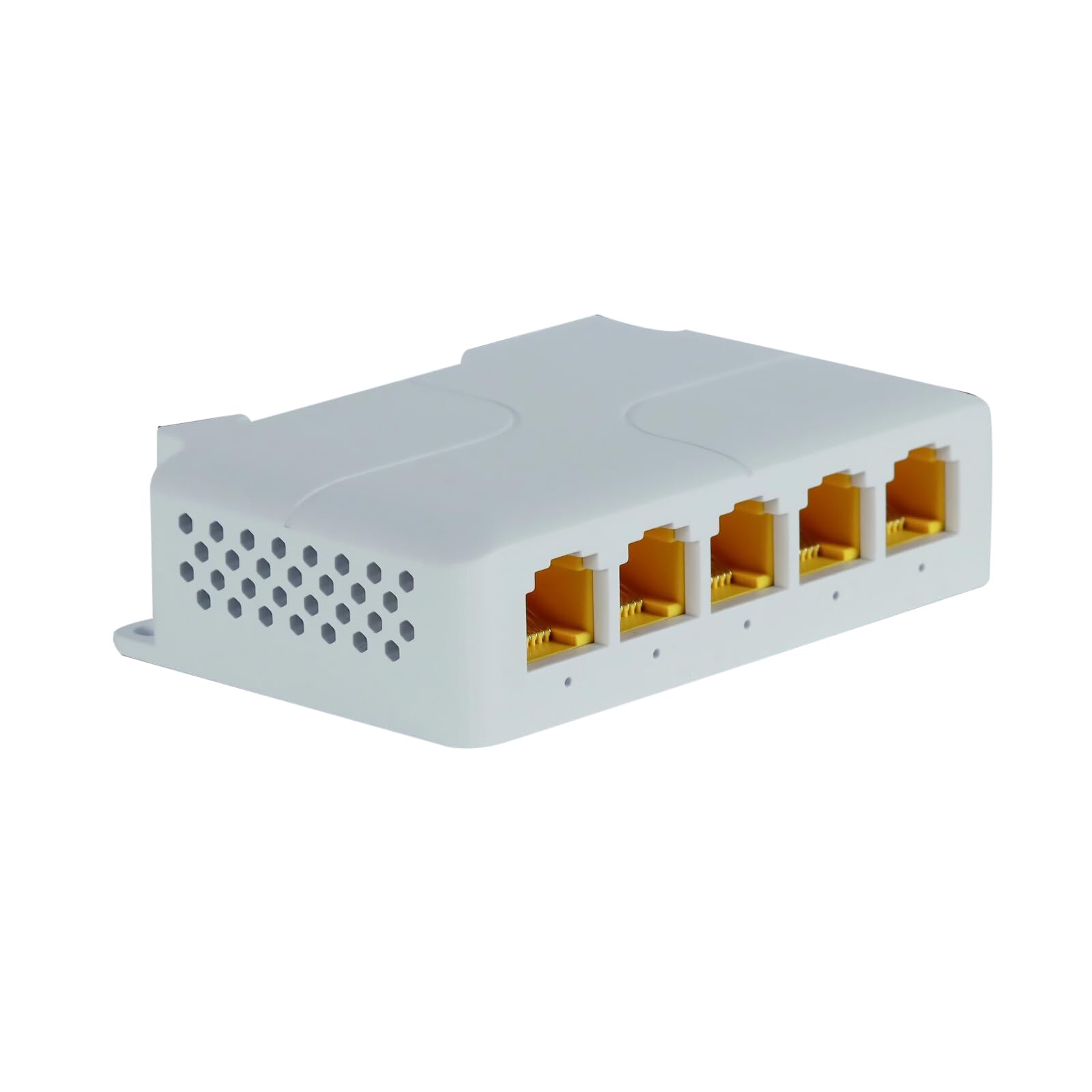1 in 4 Out PoE Extender, 5 Port Ethernet Repeater for POE Switch/Injector, 1000mbps
