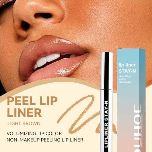 LFCFBH 2PCS Lip Liner Stain, Long Lasting Detachable Lip Liner, Infused with Hyaluronic Acid & Vitamin E - Image 4
