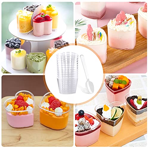 Vegena 50 tazze da dessert - 150 ml in plastica