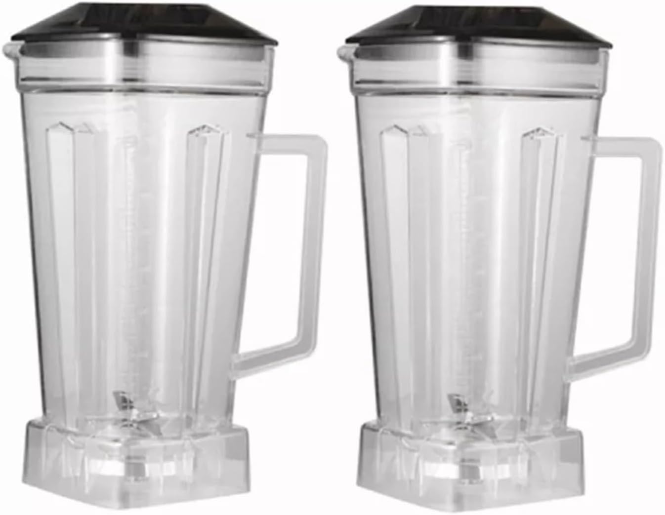 2-Piece Set of Juice Extractor Mixer Spare Parts, Transparent Container, Tank, Tank, Cup, 2L Compatible for Capa-