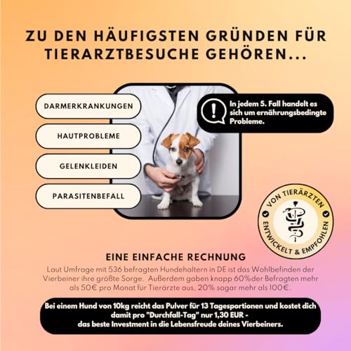 People who Kaer Morosche Karottensuppe 200g, hohe Ergiebigkeit Dank Pulver-Form, Präbiotika Mittel zur Unterstützung bei Durchfall & Magenproblemen, Karottenpulver mit Karottentrester, für Hunde