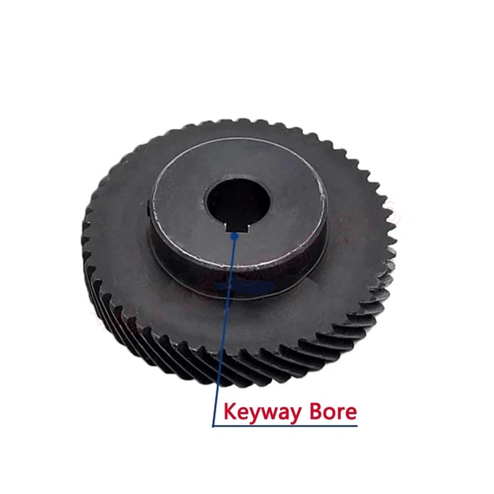 Engrenage hélicoïdal 45 degrés module 1M 72T 80T engrenage conique en acier avec plusieurs tailles de trous pour l'ingénierie de précision (22 mmkeyway 6 x 2,8 mm80 teeth-droit)