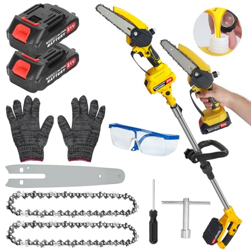 2-in-1 Pole Saw and Mini Ch...