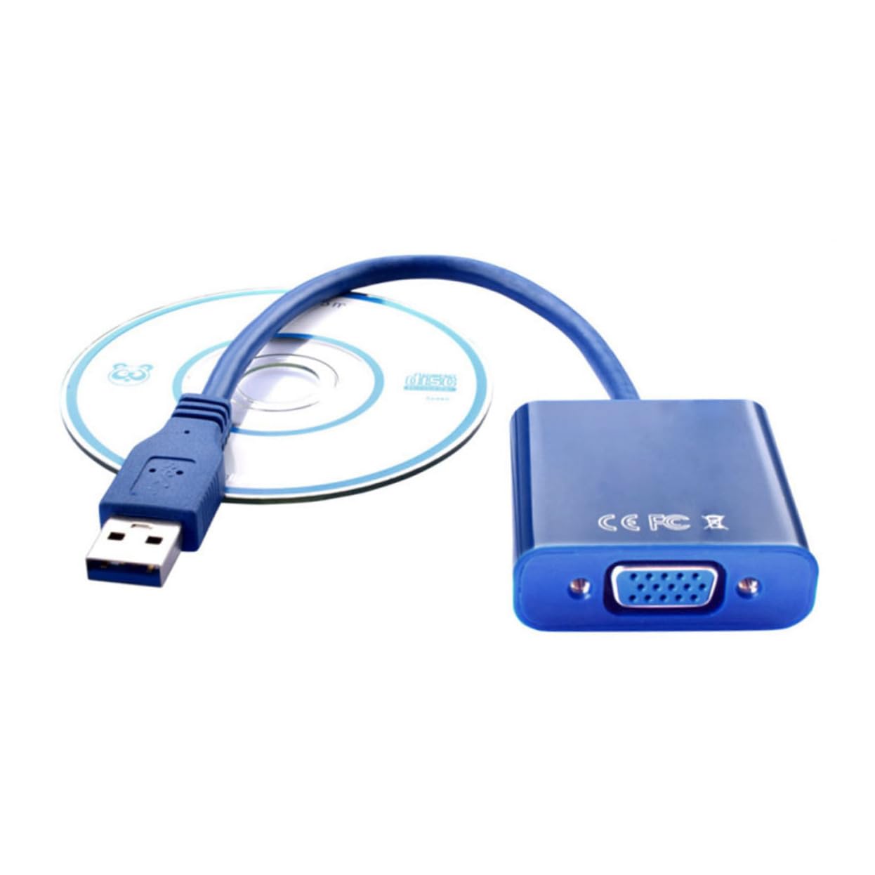 CIYODO USB 3.0 to Vga Adapter External Video Adapter Cable USB to Vga Converter for Monitor