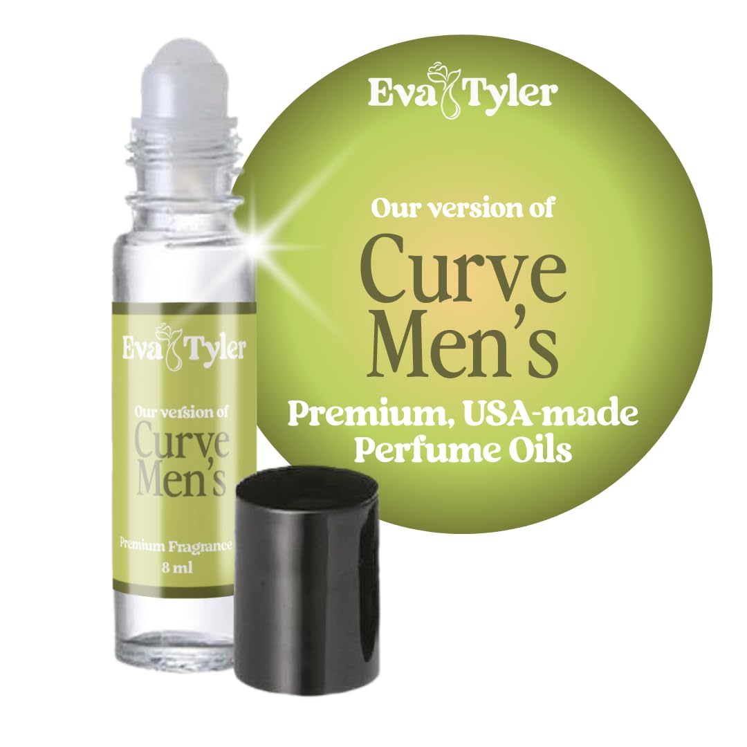 Curve Premium Cologne Roll on USA made Long-lasting Mens Roll on 8ml