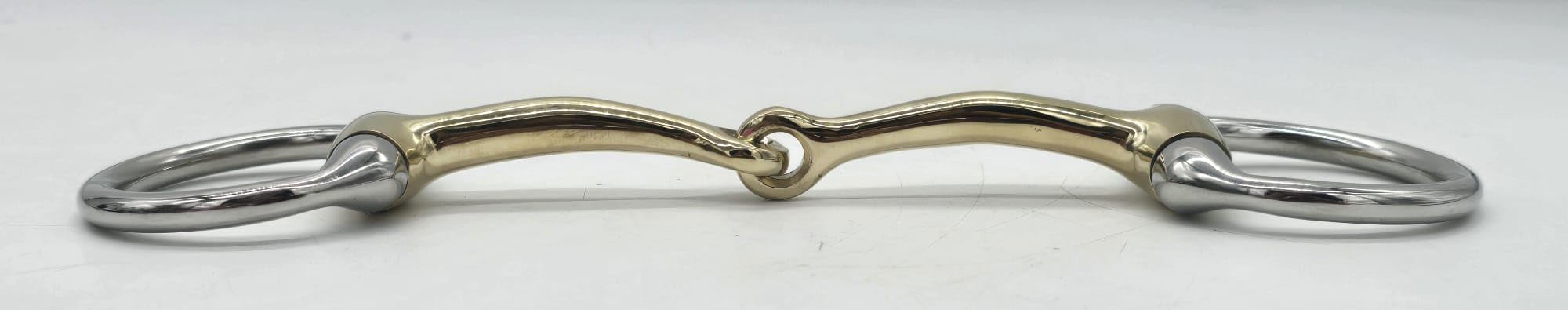 Tysons Breeches Wassertrense D Ring Gebiss German Silver 9,5 10,5 11,5 Super Zart und FEIN verarbeite einfach gebrochen (10,5 cm)