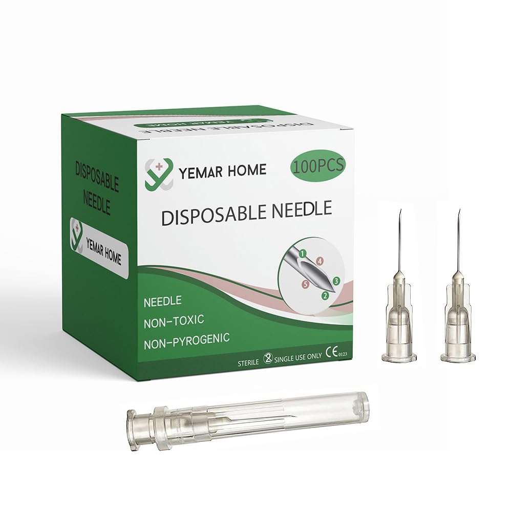 30 Gauge 1/2 Inch Needle, Hypodermic Needles, 30g 1/2 Inch Needle, Scientific Labs,(100Pack) Individually Sealed with Cap — Amazon image 13