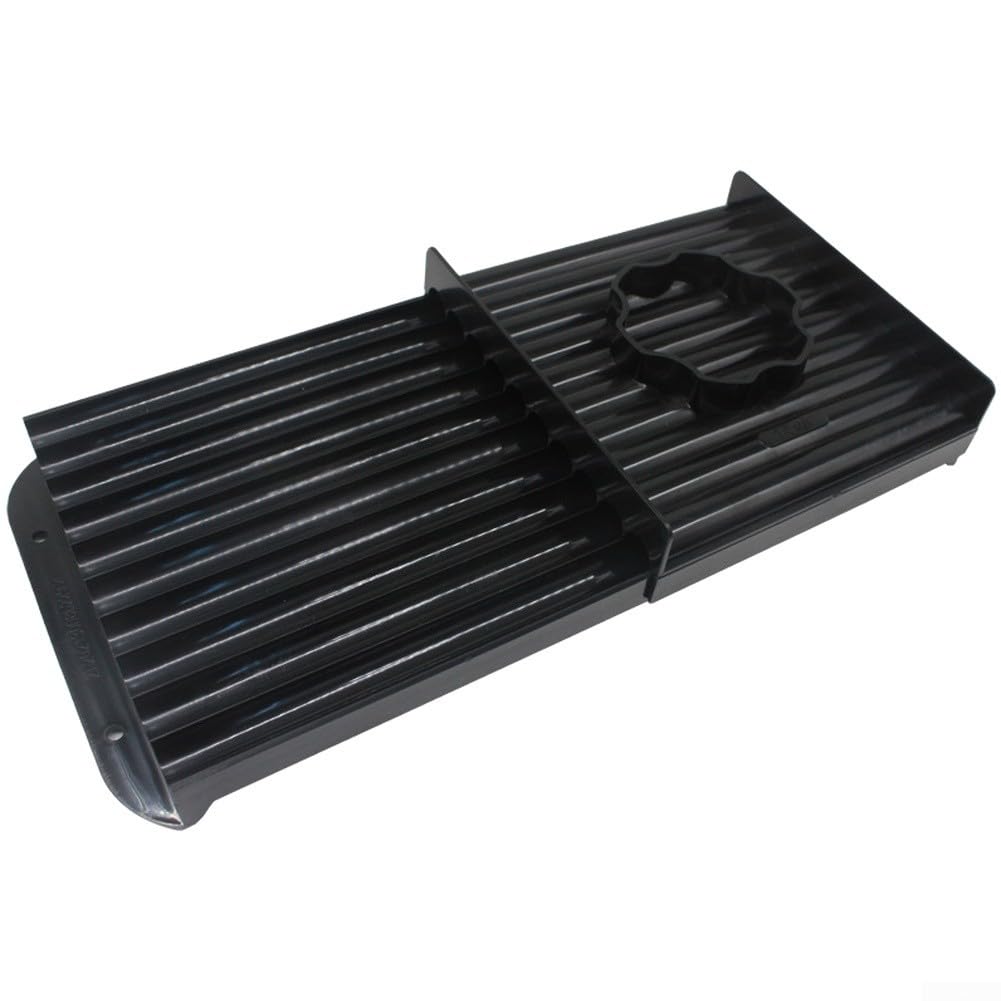 Carp Fishing Baitmaker Boilie Roller Table, Hard Plastic Bait Rolling Board with Interchangeable Moulds for 8mm to 20mm Hook Baits, Compact Tackle Craft Tool(14mm)