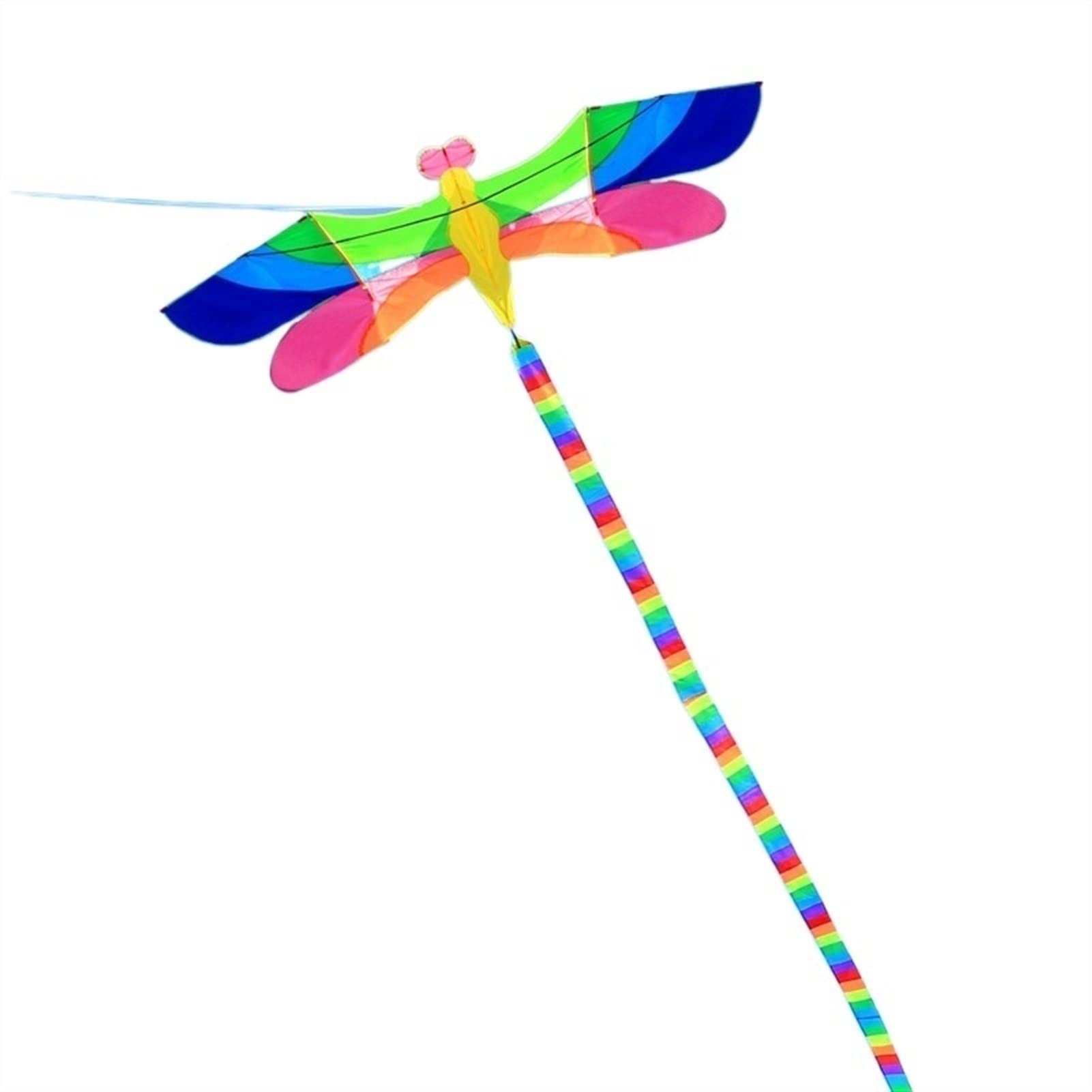 Leicht zu Fliegende Drachen Langer Schwanz Drachen Erwachsener Big Kite Set Einfach zu fliegen Kite Großer Erwachsener im Freien Sport großer Spielplatz Kite Beach 5 Meter Drachen für Spiele im Freien