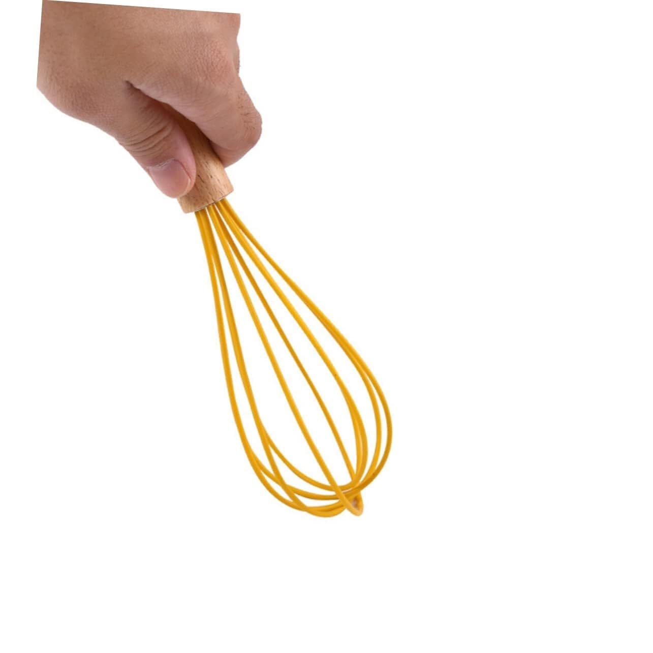 Schneebesen Rührbesen Manueller Schneebesen Mit Buchengriff, Heimküchenmixer, Creme-Teig-Backwerkzeug Handschneebesen(280x70mm)